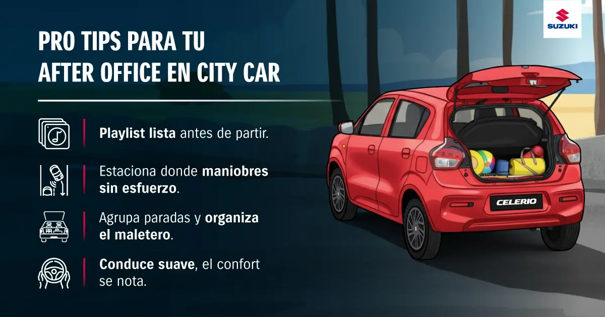 Auto city car: pro tips para el after office.