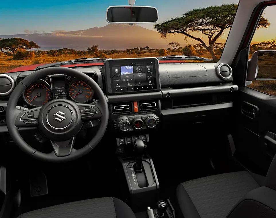 Diseño interior Suzuki Jimny